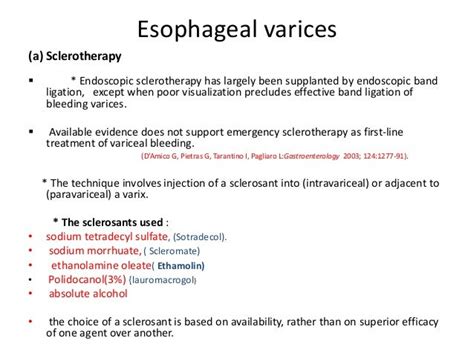esophageal varices complications
